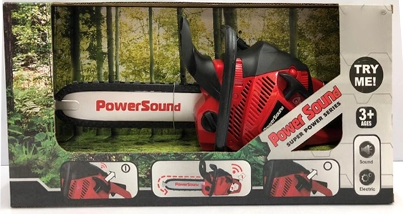 Ferăstrău cu lanț roșu – jucărie pentru copii cu baterii