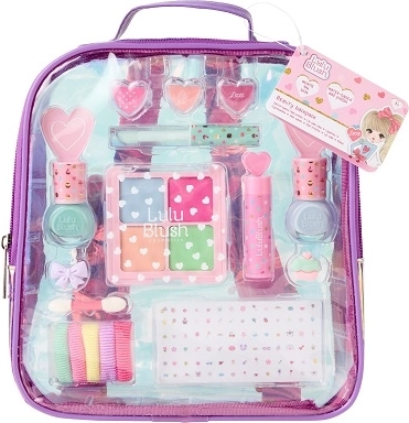 Create it! rucsac LuluBlush cu set de machiaj