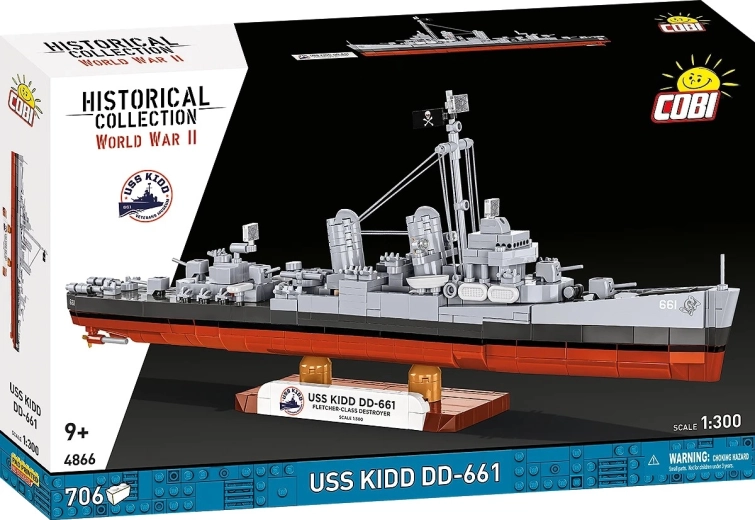 Set de construcție COBI USS Kidd (DD-661)