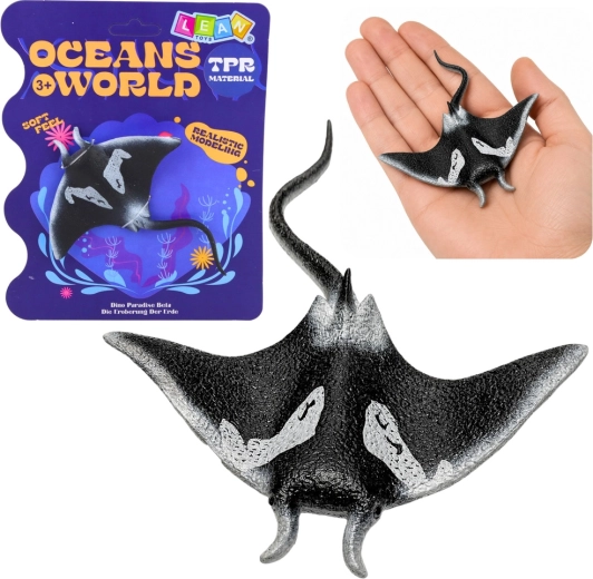 Figurină din cauciuc de manta marină (pisică de mare) 13 cm
