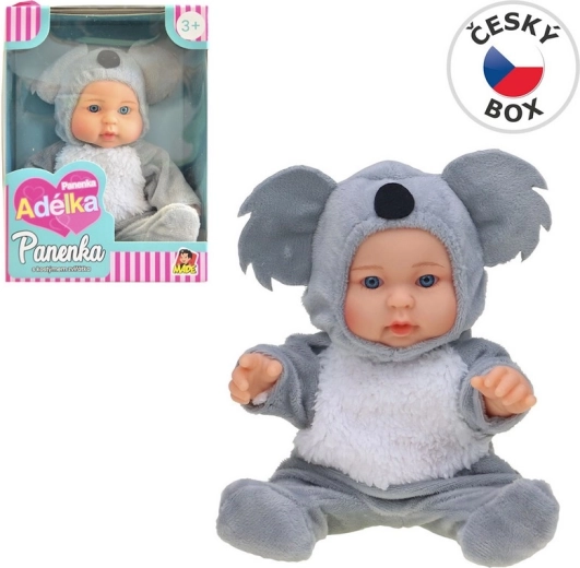 Păpușă în costum de koala 22,5 cm