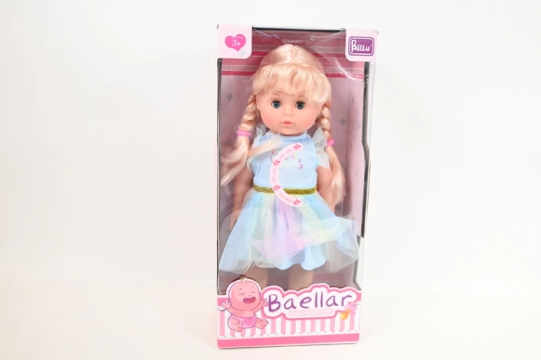 Păpușă mersătoare pe baterii în cutie