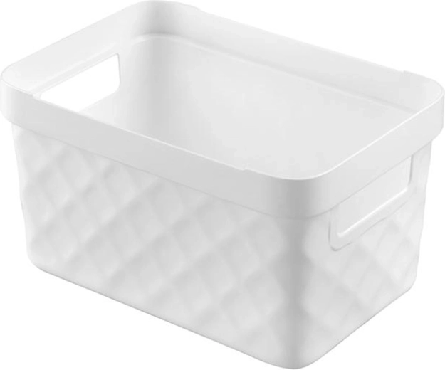 Coș de depozitare din plastic HEIDRUN 18 × 27 × 14 cm – mix de culori