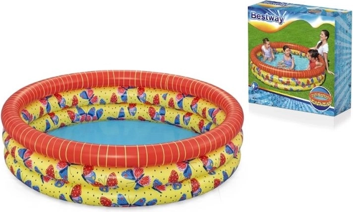 Pisci­nă gonflabilă pentru copii cu fluturi 168 × 38 cm