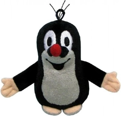 Cartiță din pluș cu agățătoare 8 cm