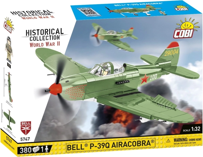 Cobi Bell P-39Q Airacobra set de construcție 1:32 (380 piese)