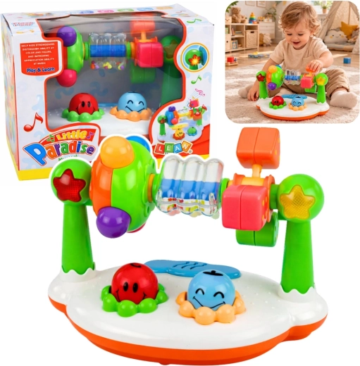 Jucărie muzicală interactivă pentru bebeluși cu lumini și sunete