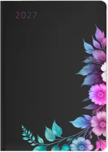 Agendă săptămânală A5 2027 Floral