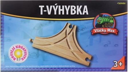 Vláčky Max macaz în formă de T
