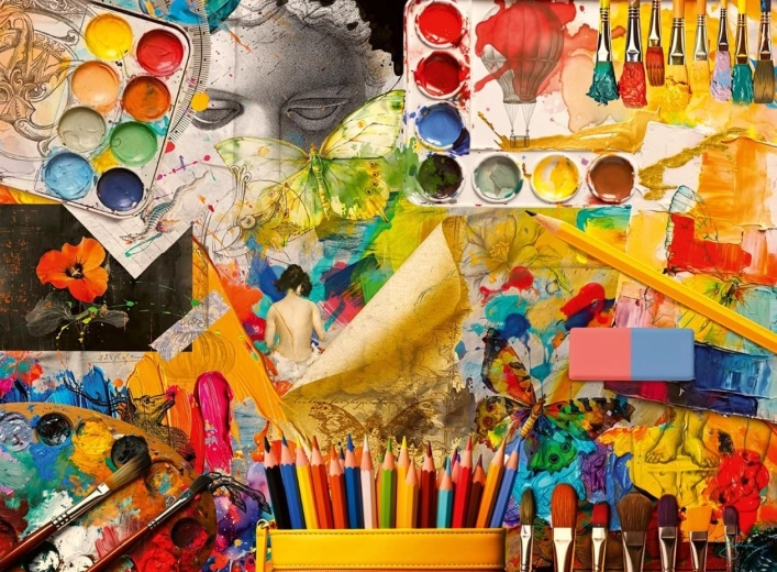 RAVENSBURGER puzzle Atelier de artă 500 piese