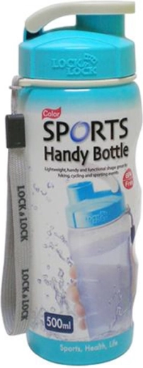 Sticlă de apă din plastic 500 ml albastră