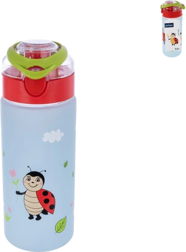 Sticlă din tritan Saga cu buburuză 0,5 l