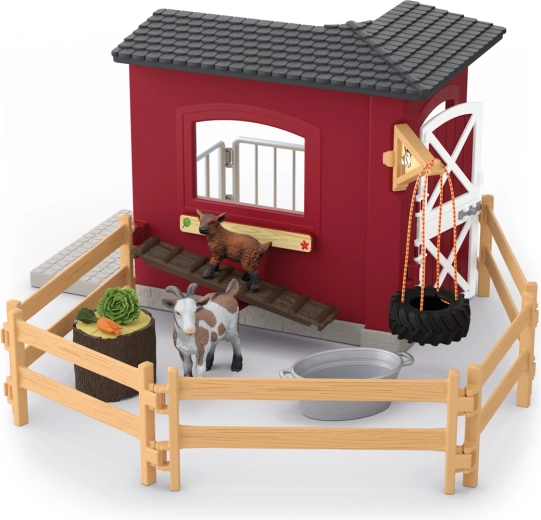 Țarc pentru capre SCHLEICH Farm World – set de joacă pentru copii