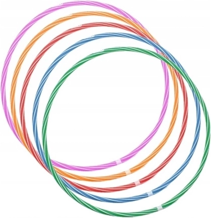 Cerc hula hoop cu model spiralat 50 cm