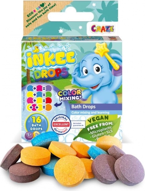 Fulgi de baie Inkee cu aromă de vată de zahăr și unt de shea