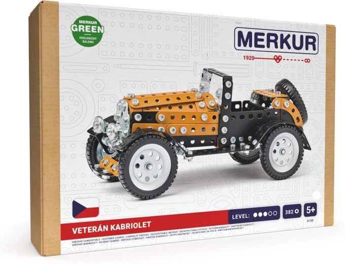 Set de construcție Merkur veteran AERO, 382 piese