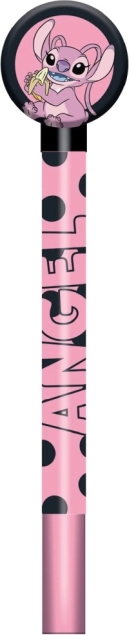 Topper din lemn Disney pentru creion Stitch și Angel