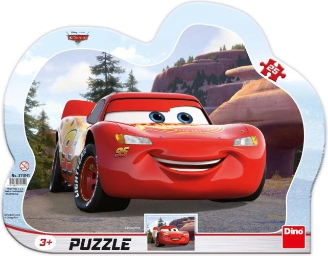 Cars: Fulger în excursie puzzle pentru copii 25 de piese