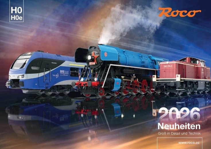 Roco catalog noutăți 2026 în limba germană