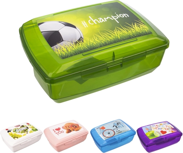 Cutie pentru gustare BranQ cu clemă 20,5 × 13,5 × 7,5 cm (mix de modele)