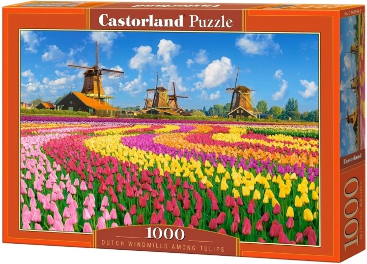 Puzzle Castorland – mori olandeze printre lalele, 1000 de piese