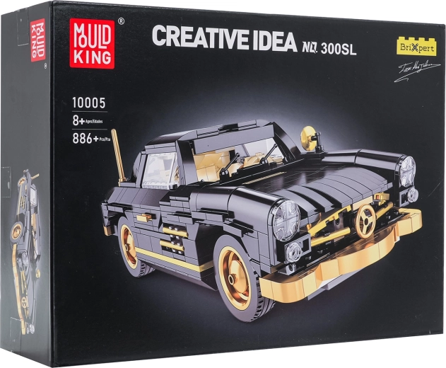 Set de construcție mașină retro, 886 piese