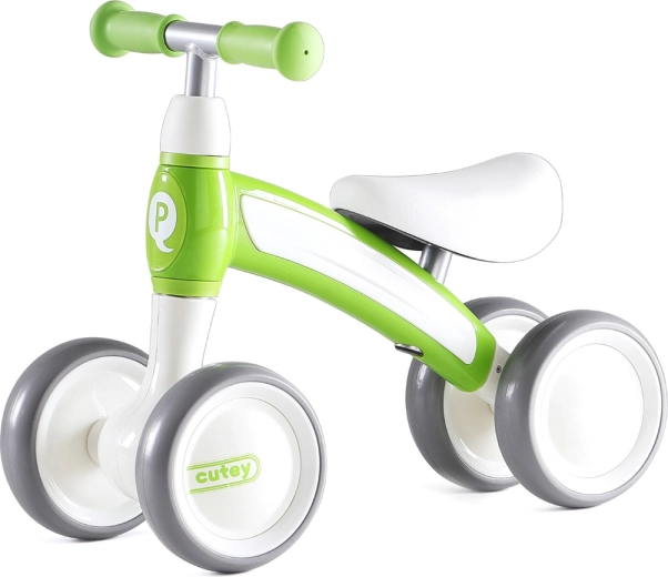 Bicicletă fără pedale Cutey Green Qplay