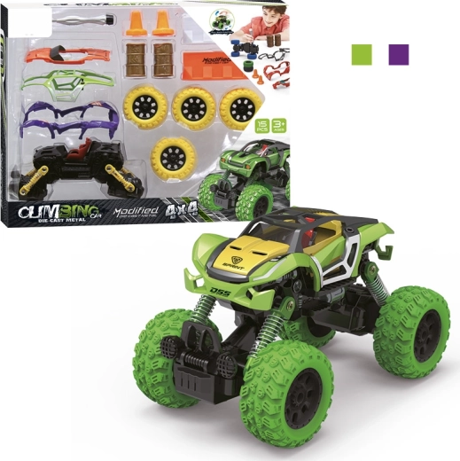 Set de construcție pentru mașină de curse cu tracțiune 4WD la scara 1:32