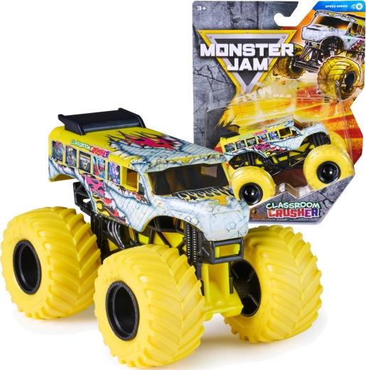 Monster Jam monster truck Classroom Crusher 1:64 (seria 46) - 1 bucată