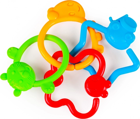 Zornăitoare cu forme de animăluțe pentru bebeluși