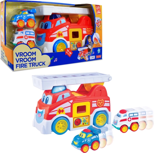 Autospecială de pompieri cu lumini și sunete HAP-P-KID