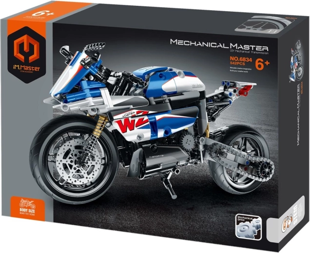 Set de construcție iM.Master motocicletă sport mecanică 542 de piese