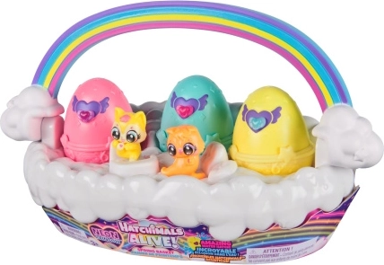 Hatchimals set multiplu Nor cu curcubeu neon