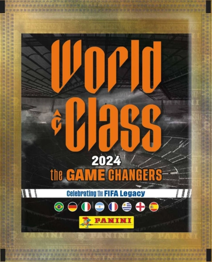 Panini World Class 2024 autocolante de fotbal de colecție - 1 plic (5 buc.)