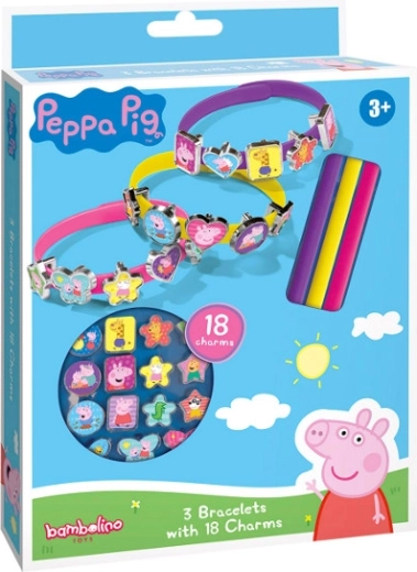 Set de realizat brățări cu talismane Peppa Pig