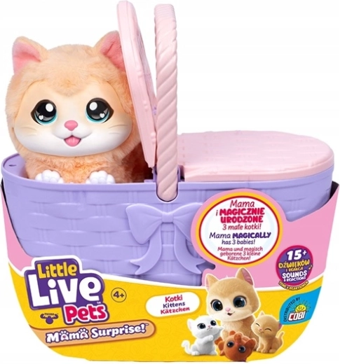Little Live Pets Mama Surprise – pui de pisică