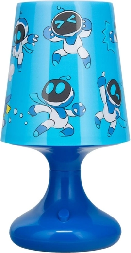 Lampă LED de birou Astrobot cu iluminare de fundal colorată