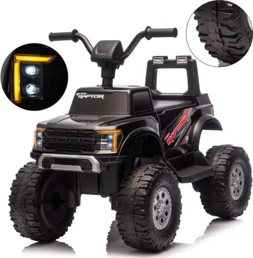 Milly Mally Ford F-150 Raptor mașinuță electrică pentru copii, neagră