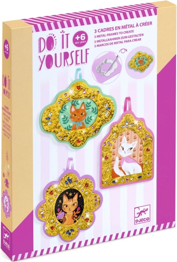 DJECO set creativ DIY portrete de pisici