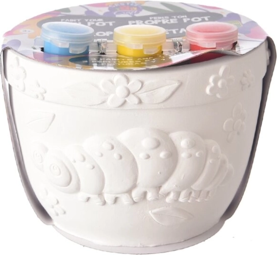 Ghiveci ceramic de pictat cu vopsele