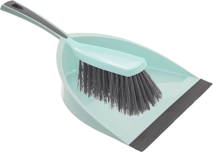 Set de făraș și perie din plastic (UH) extra, mix de culori
