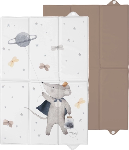 Ceba Baby saltea de înfășat de călătorie basic cosmic mouse 60 × 40 cm
