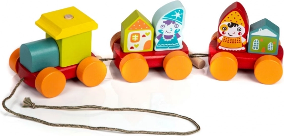 Trenuleț de poveste de tras