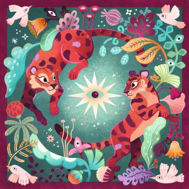 Ravensburger puzzle pătrat Art & Soul: Vise animale 756 piese