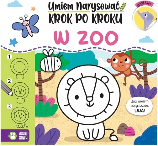 Știu să desenez pas cu pas: la zoo