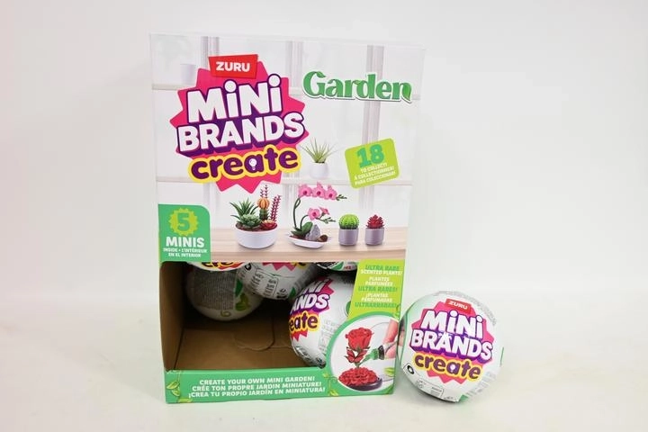 ZURU Mini Brands Create Grădină botanică – capsulă cu mini plante