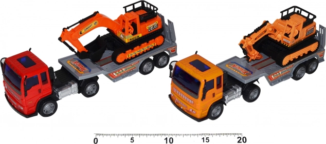 Camion cu utilaj de construcții cu mecanism de inerție, 28 cm