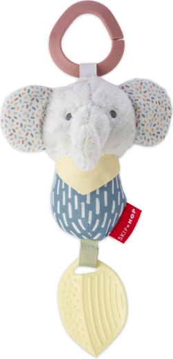 Jucărie suspendată Skip Hop cu dentiție Bandana Buddies, elefănțel