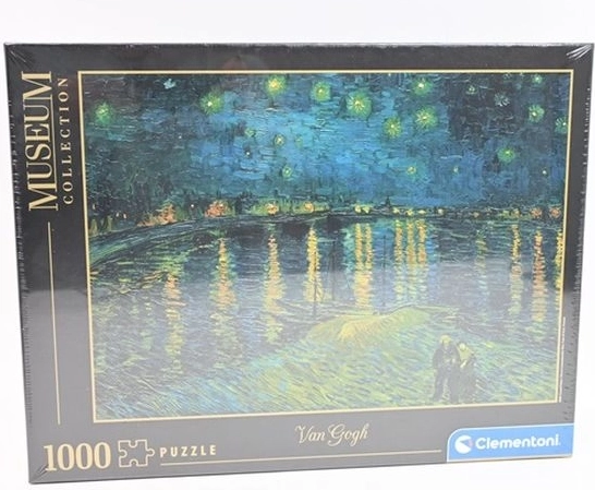 Puzzle Clementoni 1000 de piese Muzeu – Noapte înstelată deasupra Ronului