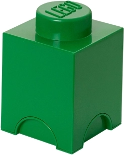 LEGO cutie de depozitare 1 – verde închis